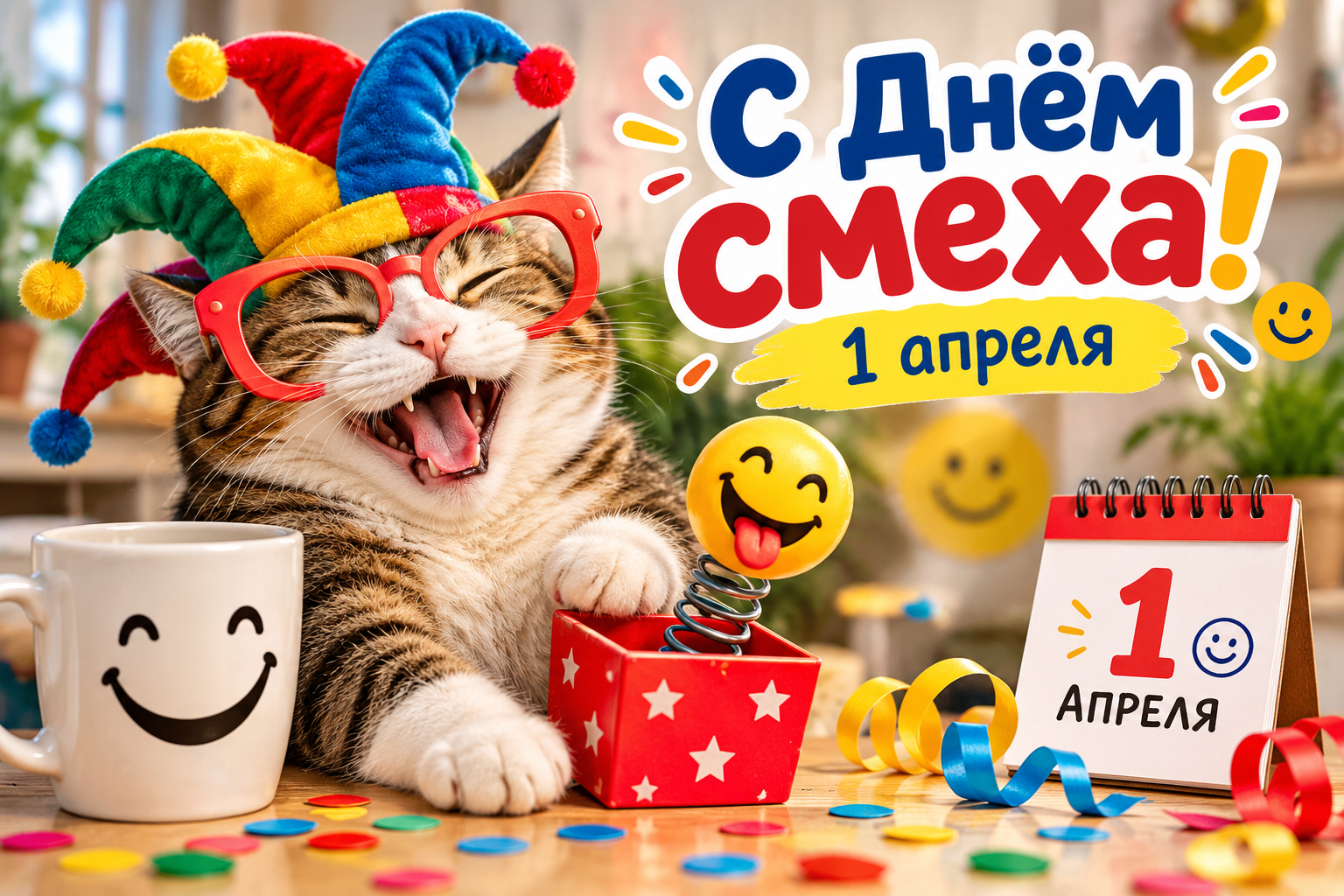 С днём смеха: как отметить 1 апреля