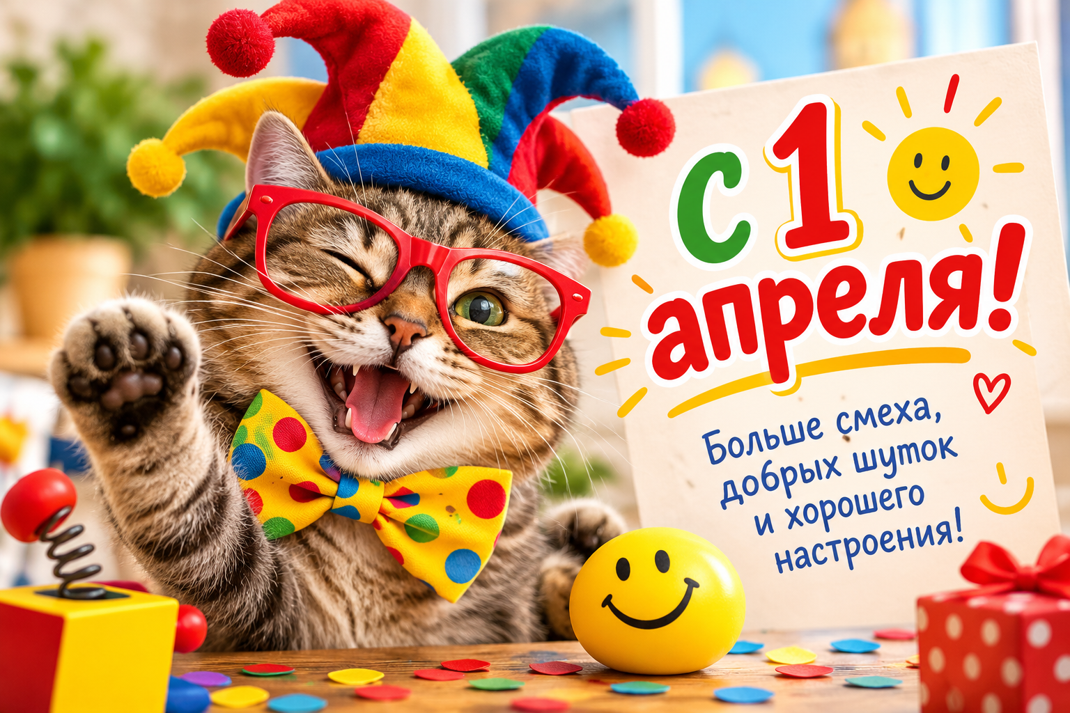 С первым апреля!