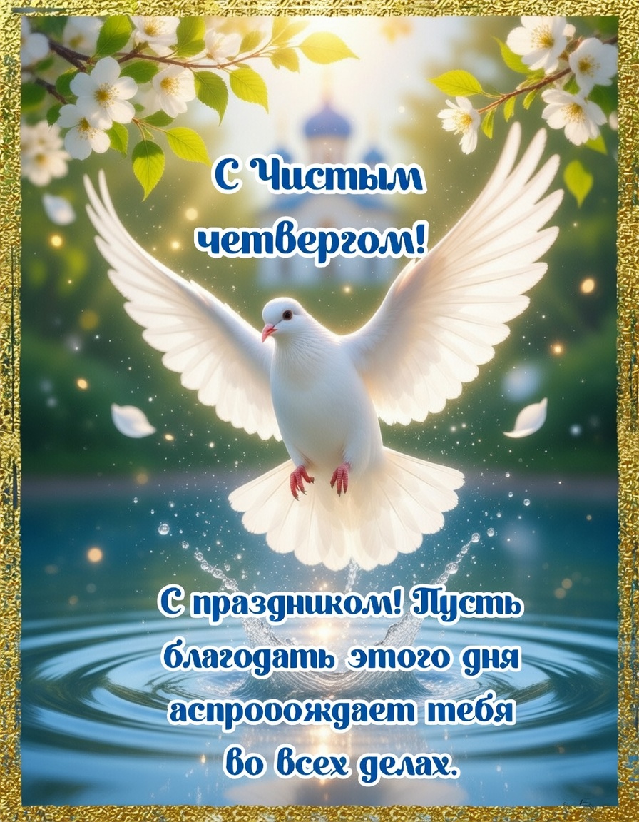 С Чистым четвергом! Красочные открытки, чтобы поздравить родных со светлым праздником