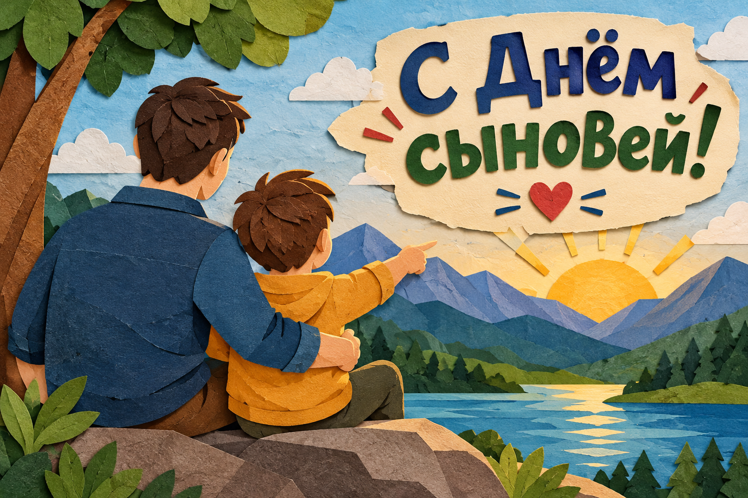 Открытки с Днём сыновей: трогательные картинки и душевные поздравления к 22 ноября
